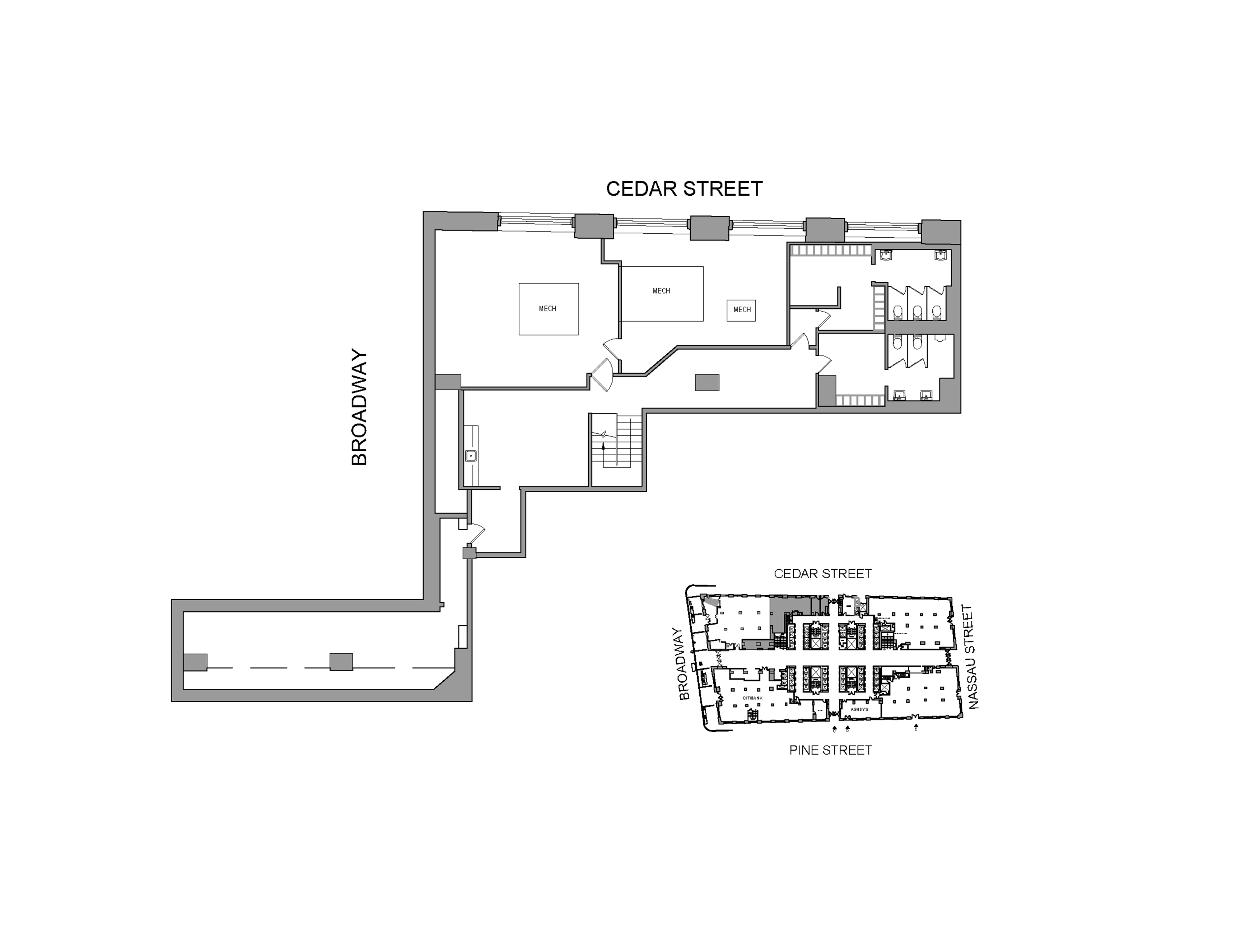 Mezzanine Core & Shell Floorplan